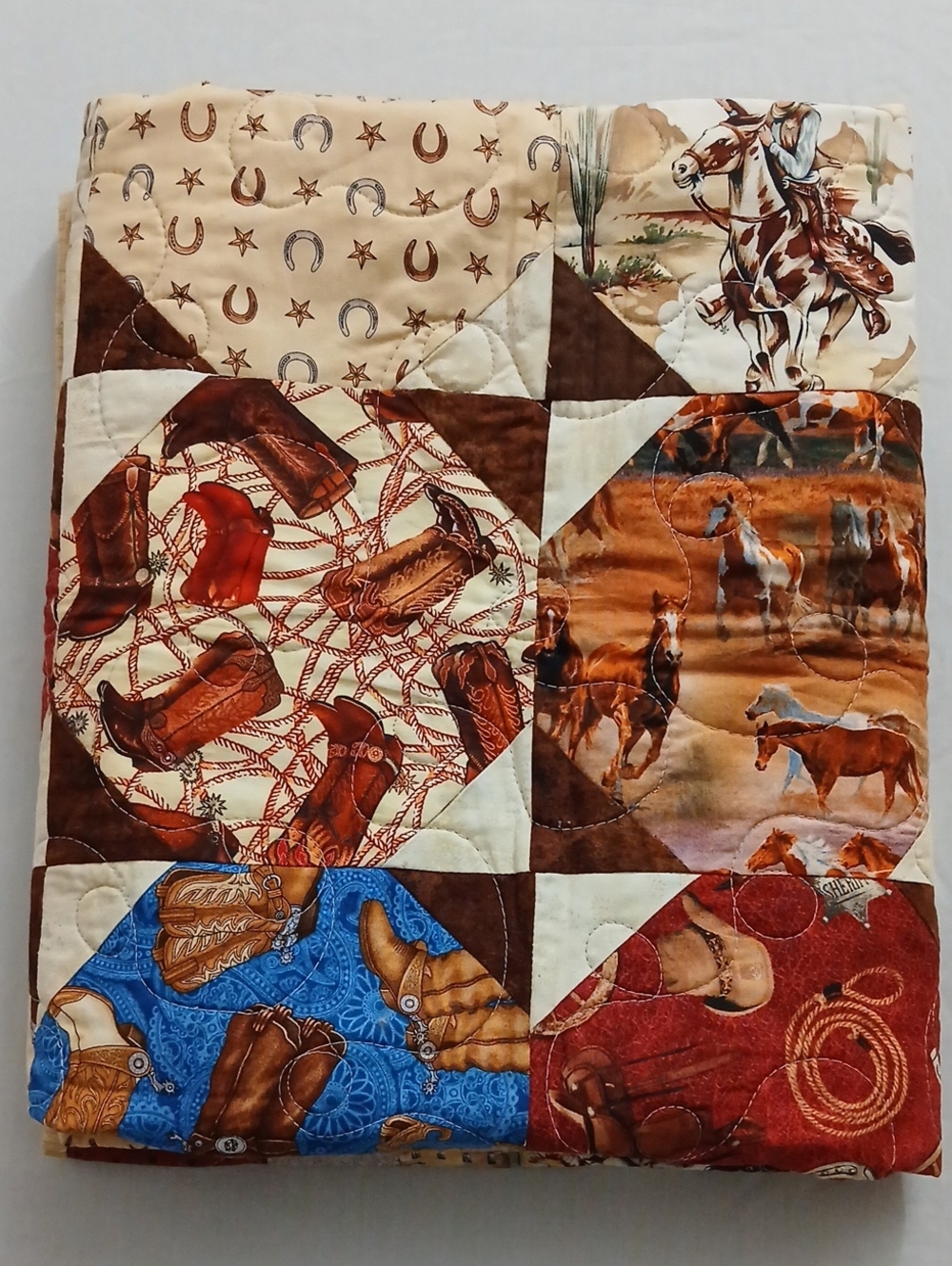 Handmade Horse Quilt